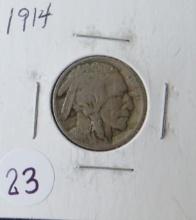 1914- Buffalo Nickel
