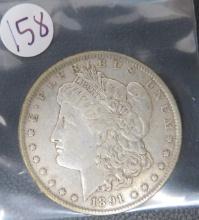 1891- Morgan Dollar