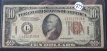 1934-A $10 Dollar Federal Reserve Note