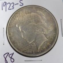 1923-S  Peace Dollar
