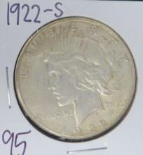 1922-S  Peace Dollar