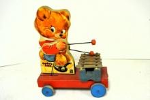 Fisher Price Teddy Zilo pull toy