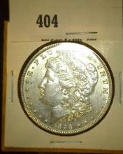 1896 P Morgan Silver Dollar, AU.