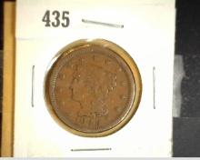 1848 U.S. Large Cent, VF.