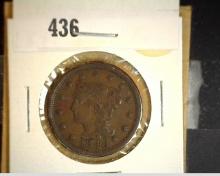 1848 U.S. Large Cent, VF.