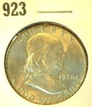 1960 D Franklin Half Dollar, Brilliant Uncirculated.