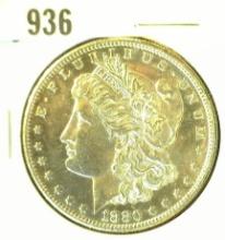 1880 S Morgan Silver Dollar, Deep Mirror Prooflike.