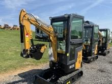2024 AGROTK H13R Mini Excavator(Yellow)