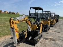 2024 AGROTK H12R Mini Excavator (Yellow)