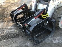 Wildcat 74" Heavy Duty Skid Steer Root Grapple