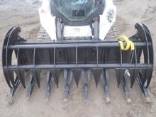 Wildcat 68" Heavy Duty Skid Steer Root Rake Grapple