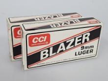CCI Blazer 9mm Luger 50ct JHP Ammo (2)