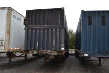 40' CONTAINER TYPE CHIP TRAILER W/ 11R 22.5 RUB