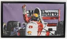 Ayrton Senna Last Win Adelaide 93 Paul Oz Artwork