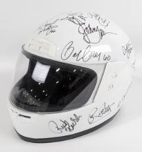 HJC Autographed White Helmet