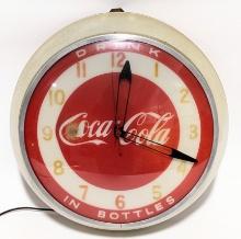 Vintage Coca-Cola Advertising Dualite Clock