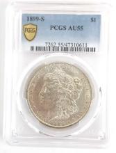 1899-S U.S. Morgan Silver Dollar PCGS AU 55