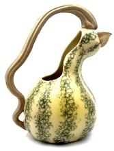 2001 Patrica Garrett Pottery Gourd Pitcher