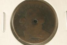 1803 US LARGE CENT HOLE IN CENTER