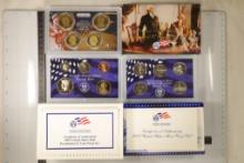 2007 US PROOF SET (WITH BOX) 14 PIECES AND