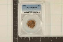 1948 LINCOLN WHEAT CENT PCGS MS66RB