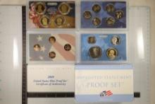 2009 US PROOF SET (WITH BOX) 18 PIECES AND