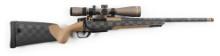 (M) SKUNKWERKS LIMITED EDITION "THE CUT" GUNWORKS GLR TI 6.5 PRC BOLT ACTION RIFLE WITH LEUPOLD GLAS