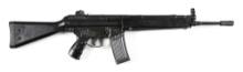 (M)PRE-BAN HECKLER & KOCH HK93 SEMI AUTOMATIC RIFLE IN .223 REMINGTON.