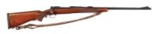 (C) PRE-64 WINCHESTER MODEL 70 BOLT ACTION RIFLE IN .375 H&H MAGNUM (1950).