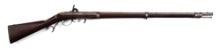 (A) FEDERAL ALTERED HARPERS FERRY MODEL 1819 HALL PERCUSSION RIFLE.
