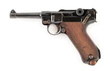 (C) 1916 DWM P.08 LUGER SEMI AUTOMATIC PISTOL.