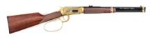 (M) THE AMERICAN INDIAN TRIBUTE WINCHESTER MODEL 94AE LEVER ACTION CARBINE IN .45 COLT.