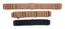 LOT OF 3: KRAG RIFLE AND CARBINE BANDOLIERS.