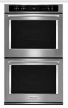 KitchenAid 30 in. Double Electric Wall Oven Self-Cleaning with Convection in Stainless Steel