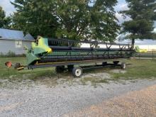 John Deere 930 Grain Platform & J&M 30' Header Cart