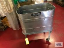 BISHOP STAINLESS STEEL TRUCK TUB WITH DRAIN