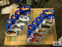 (9) HOT WHEELS. SEE PICTURES FOR TYPE AND MODELS.