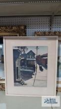 Ice Glare print by Charles Burchfield, Salem Ohio. Frame measures 23 in. by 27 in.