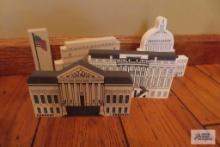 Cat's Meow wooden government buildings