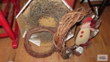 lot of Christmas wreath decorations
