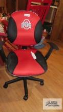 Ohio State roll about computer chair