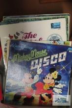 assorted children's records. mostly Disney