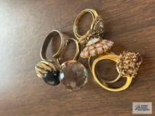 Costume jewelry rings