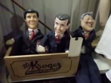 Presidential Campaign dolls Bush Jr., Kerry & Clinton