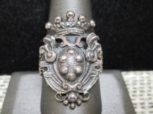 Antique Crest Ring
