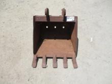 24" Mini-Excavator Tooth Bucket