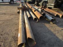 Lot Of Various Size Concrete Casons W/Extensions