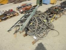 Lot Of 8/4 S.O. Electrical Wire & Ladder