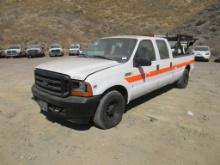 2001 Ford F350 SD Crew-Cab Pickup Truck,