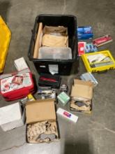 Collection of Mainly Unused Auto Parts incl. 3x Brake Pads, Fuel Pump, Oil Filter, Water Pump,